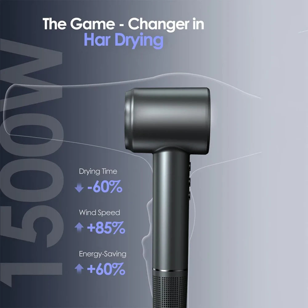 High-Speed Brushless Hair Dryer — Dry in Minutes, Not Hours