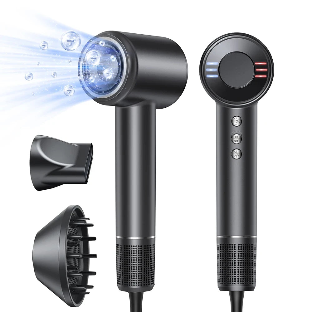 High-Speed Brushless Hair Dryer — Dry in Minutes, Not Hours