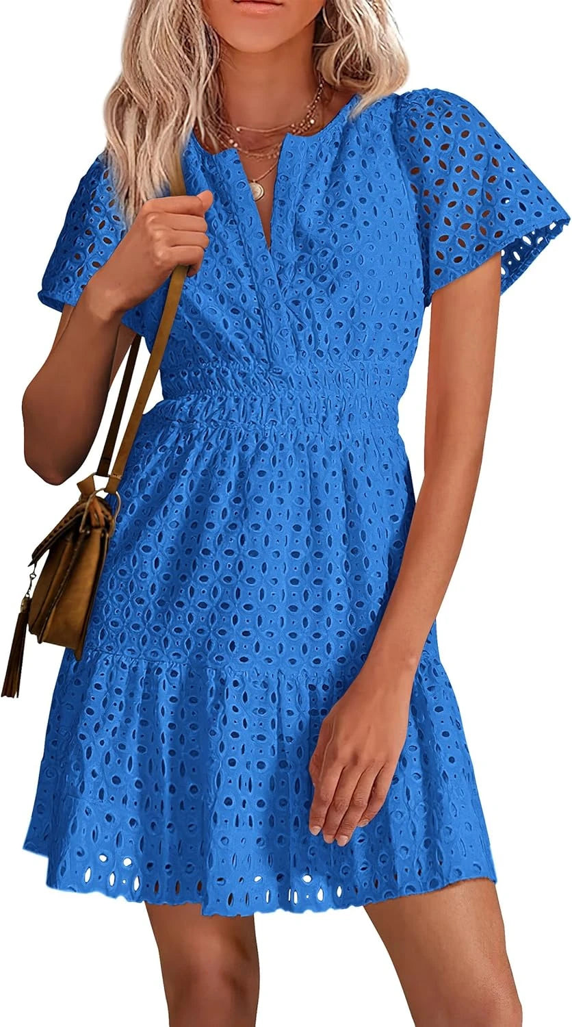 Lace Hollow Out Dress