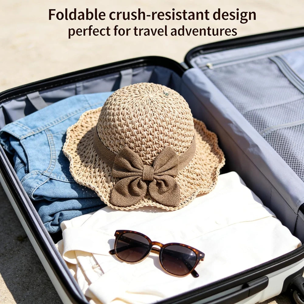 Woven Straw Sun Hat