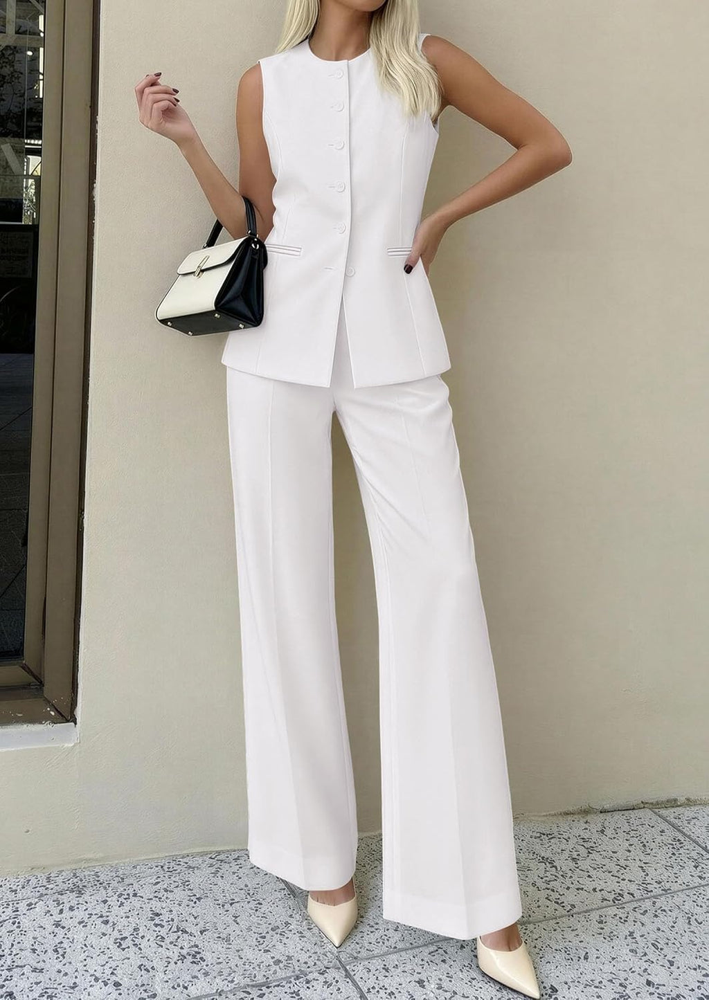 Essential Workwear Vest and Pants Set
