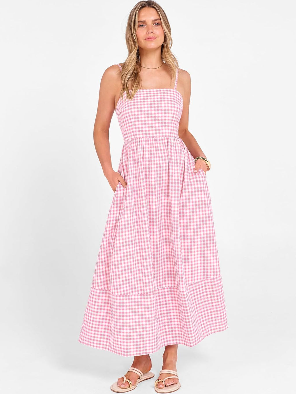SunnyGrove Flowy Beach Maxi Sundress