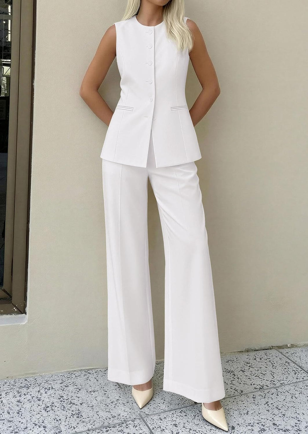 Essential Workwear Vest and Pants Set