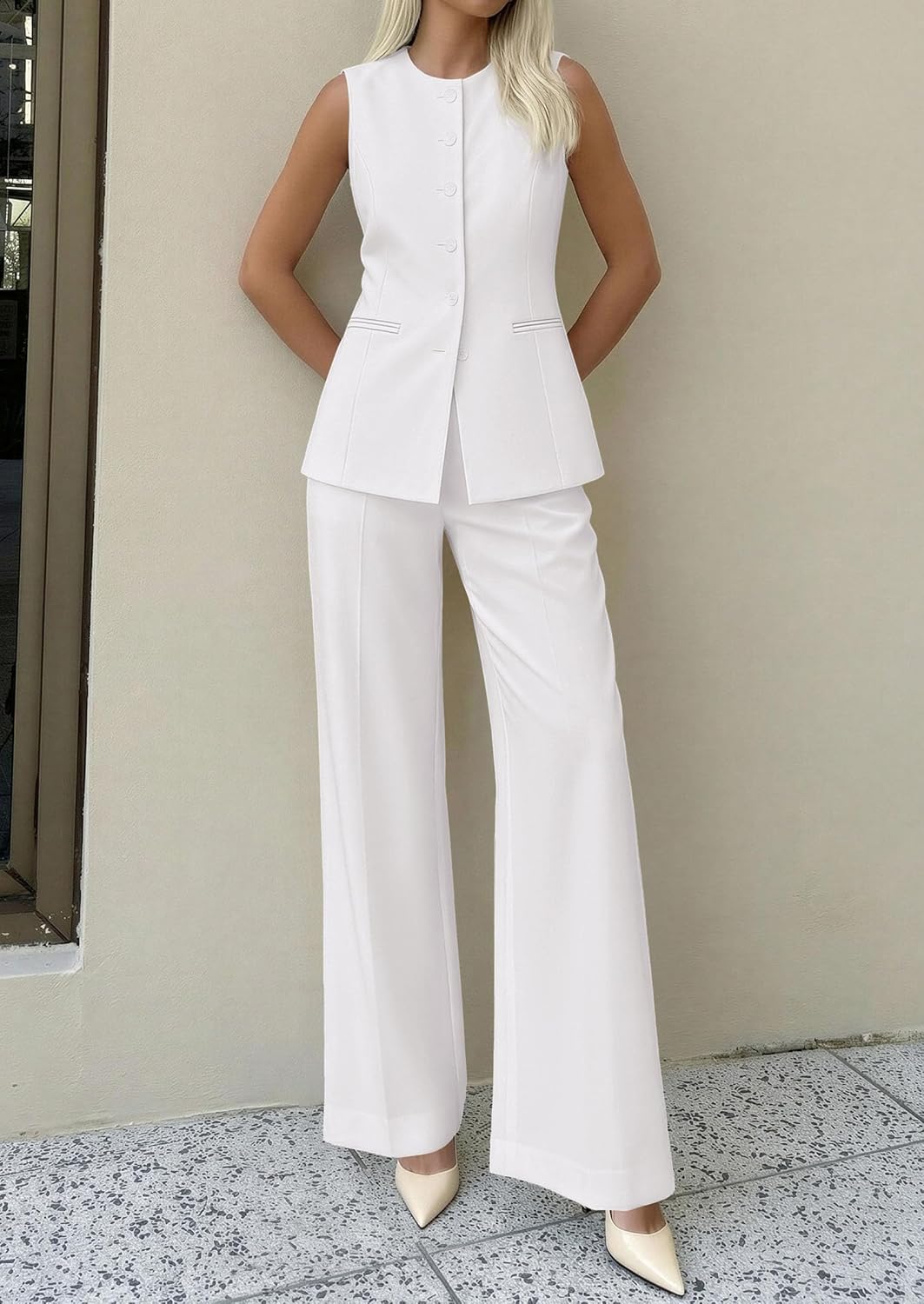 Essential Workwear Vest and Pants Set