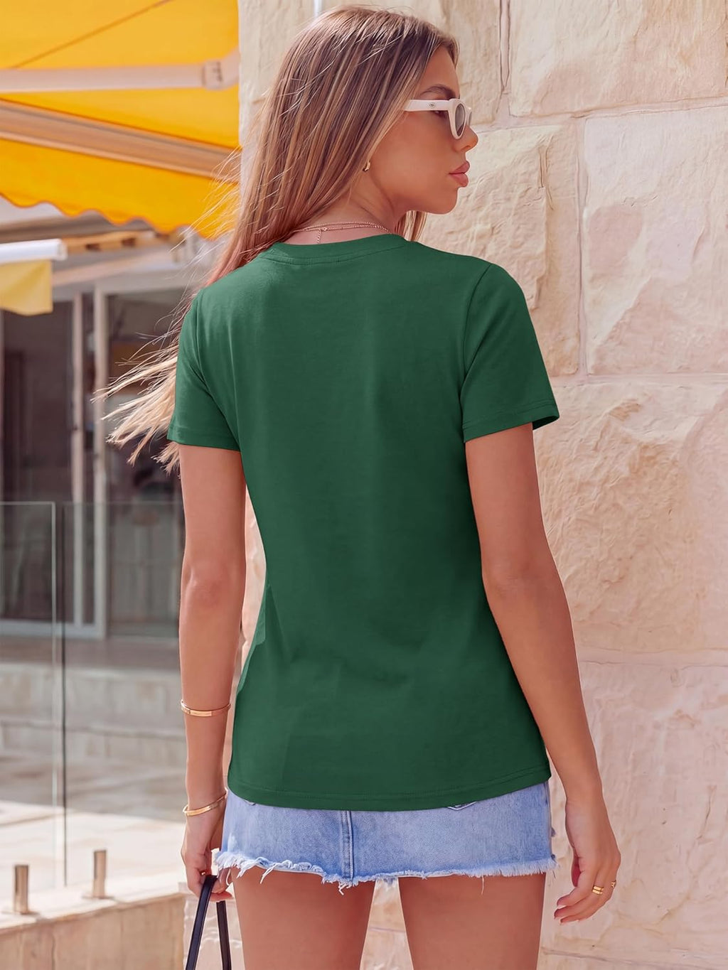 Everyday Pleat Crew Short Tee