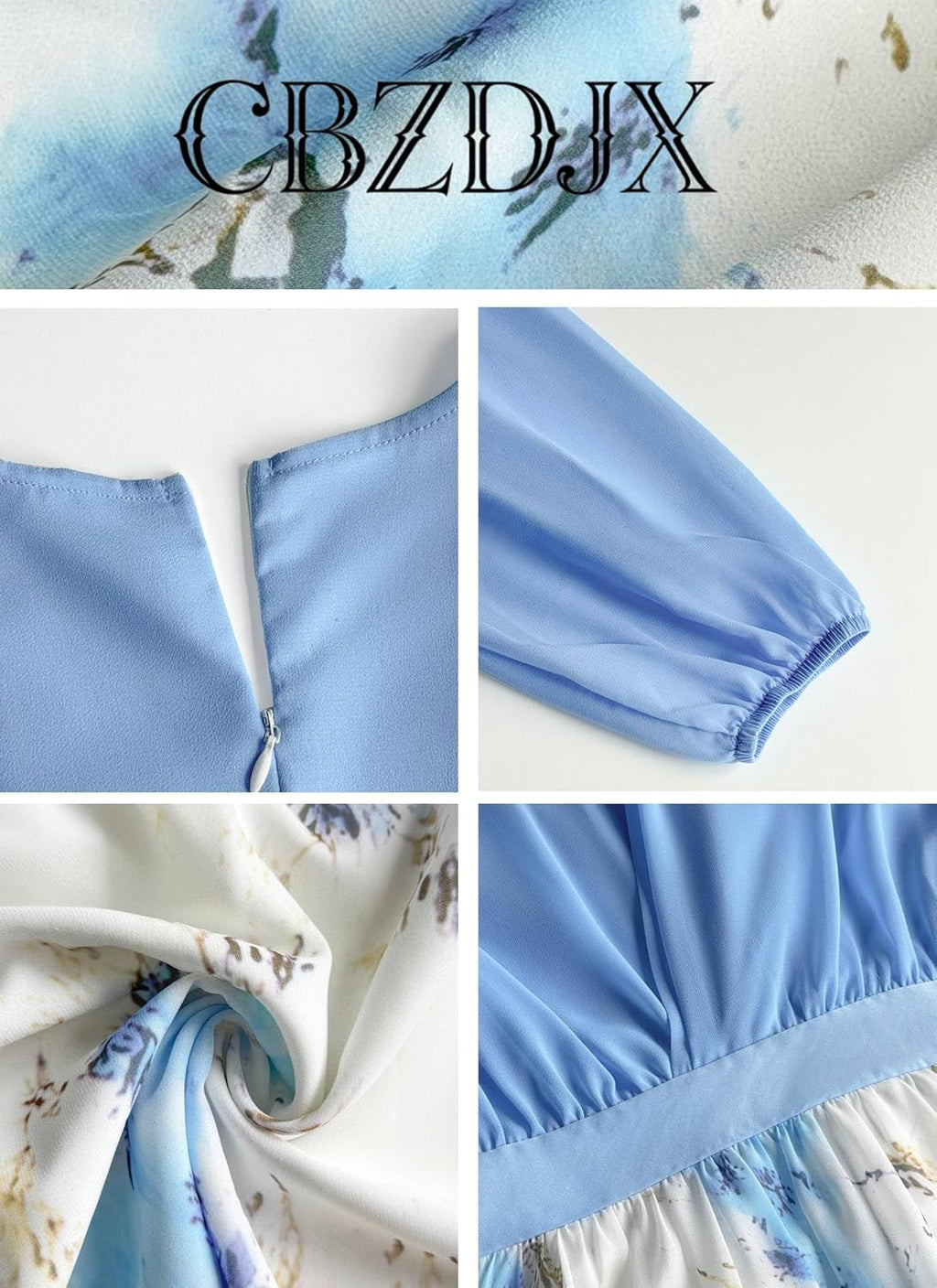 Coastal Boho Chiffon Maxi