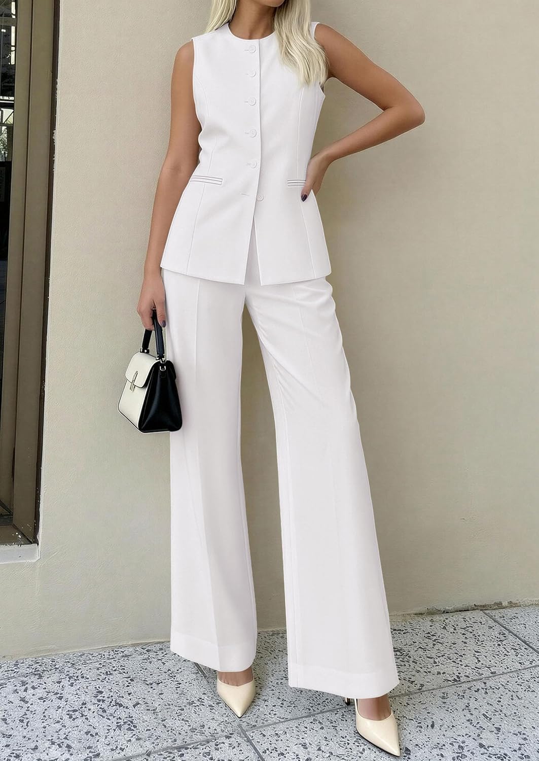 Essential Workwear Vest and Pants Set