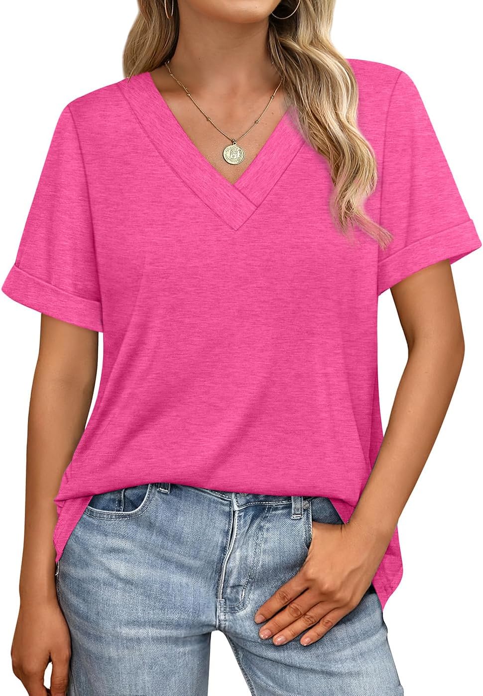 Everyday V-Neck Comfort Tee Shirt