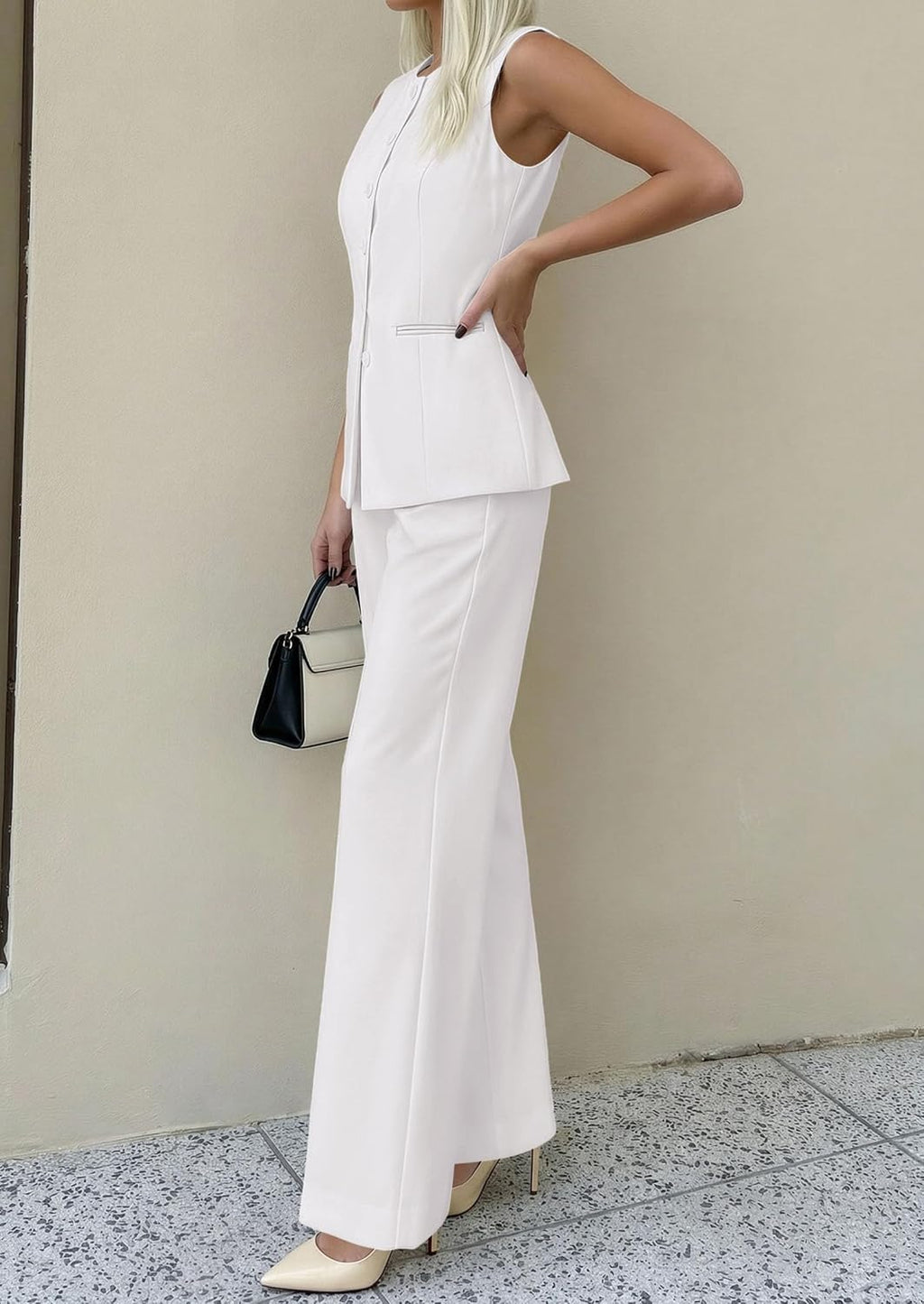 Essential Workwear Vest and Pants Set