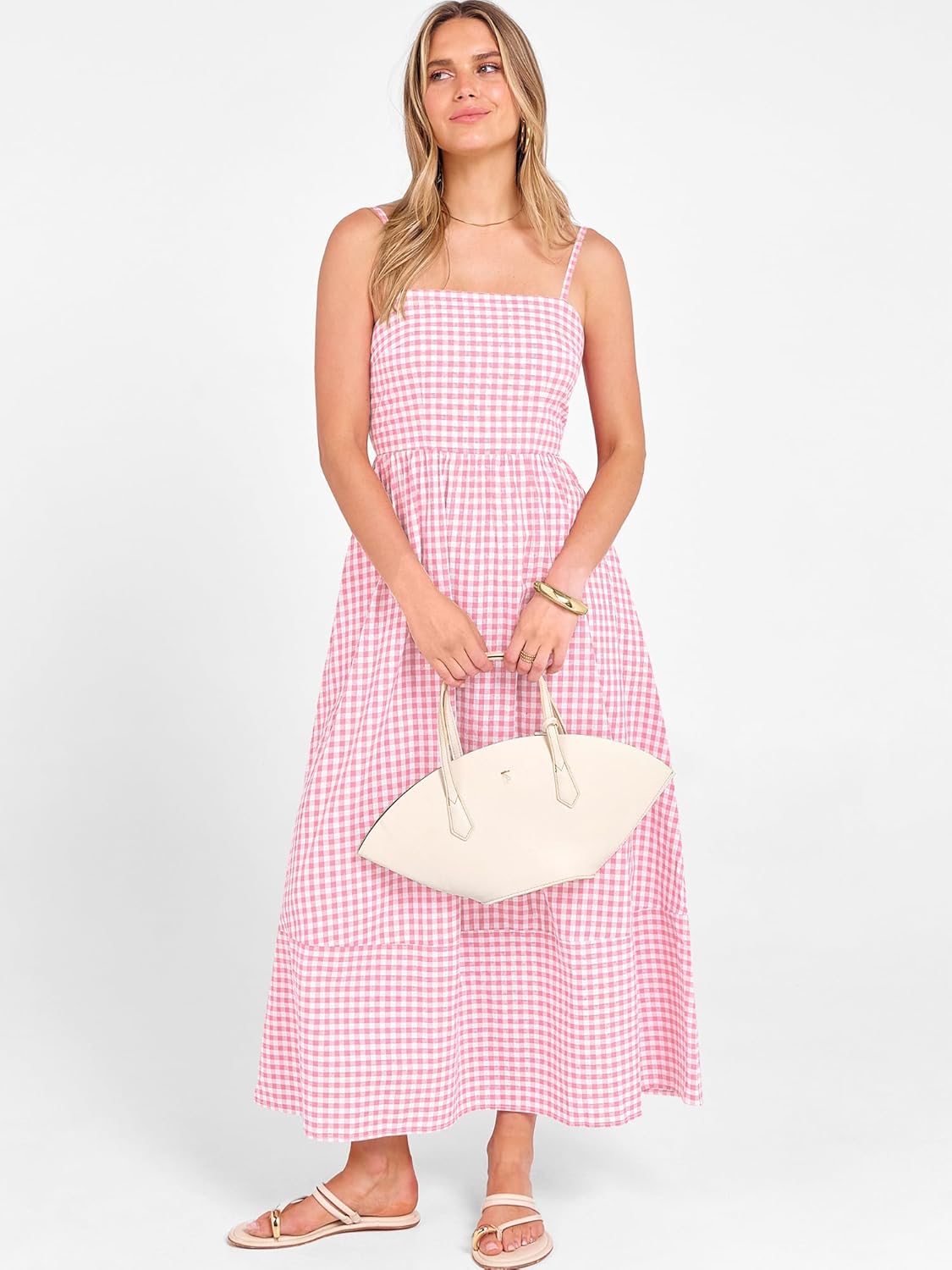 SunnyGrove Flowy Beach Maxi Sundress