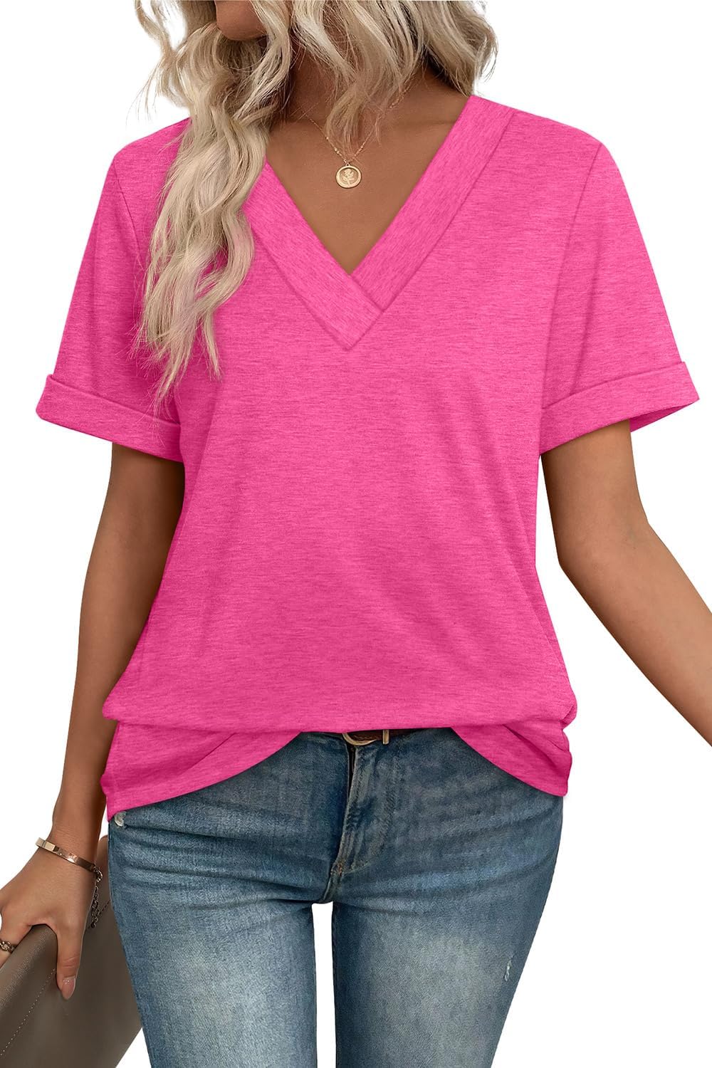 Everyday V-Neck Comfort Tee Shirt