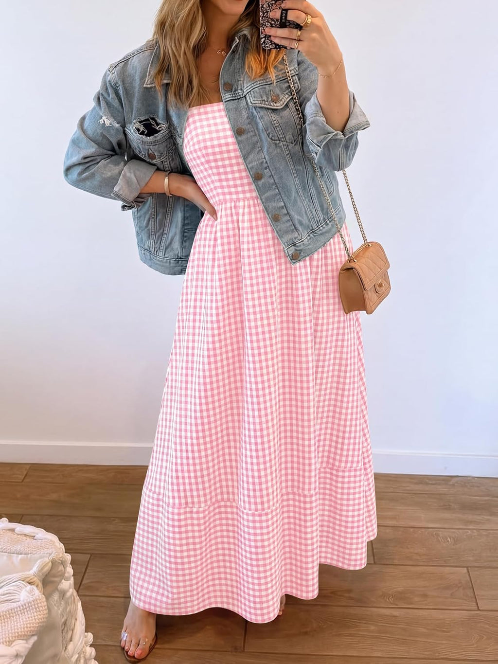 SunnyGrove Flowy Beach Maxi Sundress