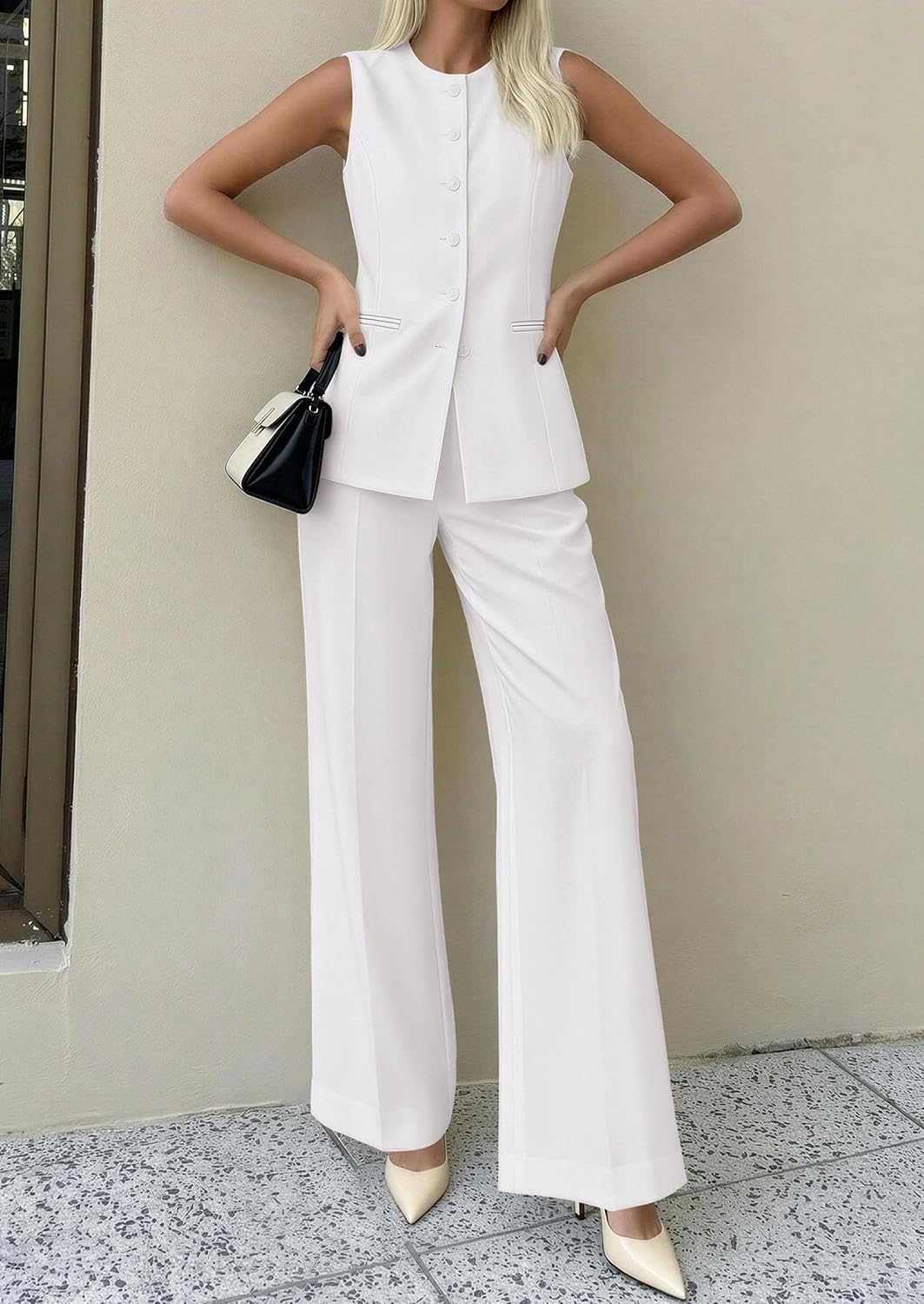 Essential Workwear Vest and Pants Set