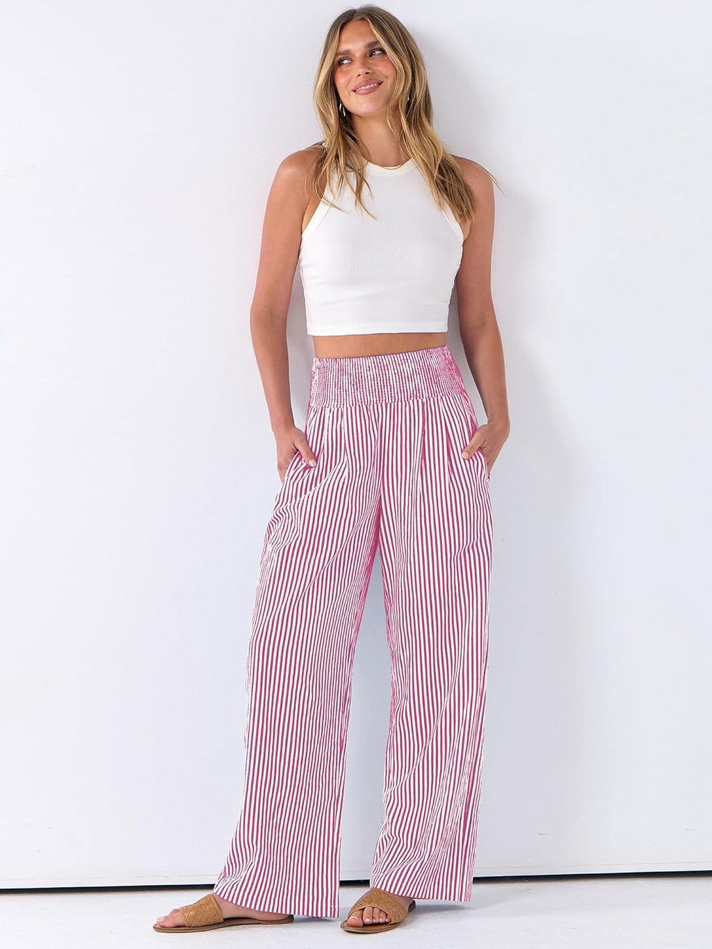 Everyday Wide-Leg Comfort Palazzo Pants